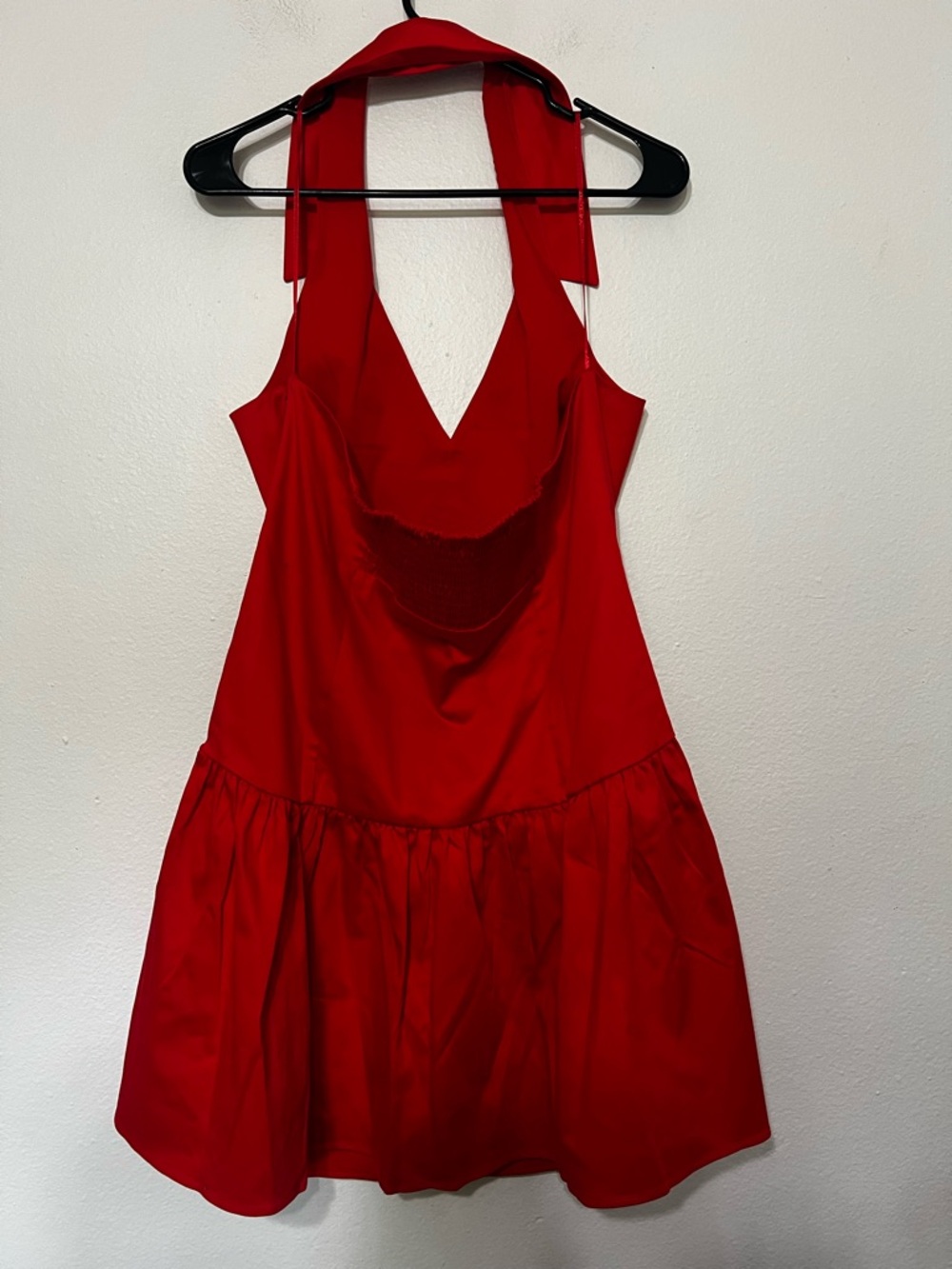 Maeve Halter Drop-Waist Mini Dress By Anthropologie Women size XL - Picture 5 of 10